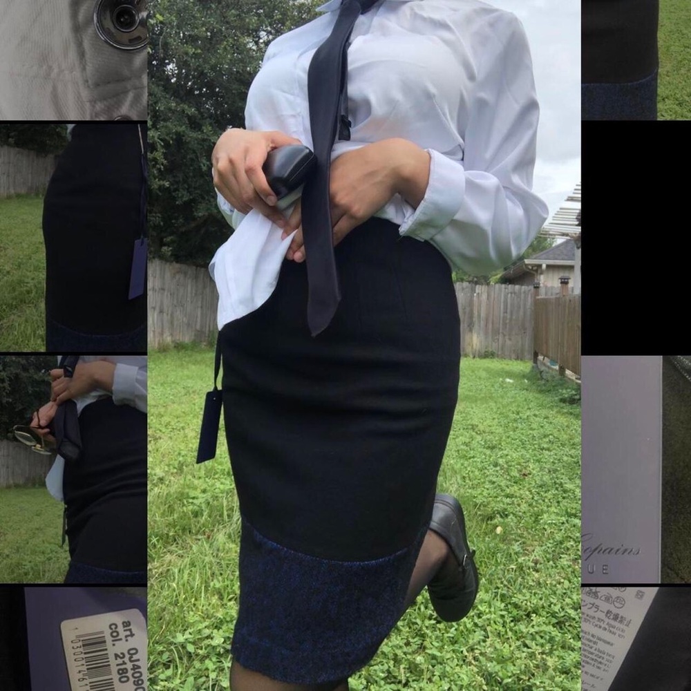 Les Copains 100% Wool Skirt